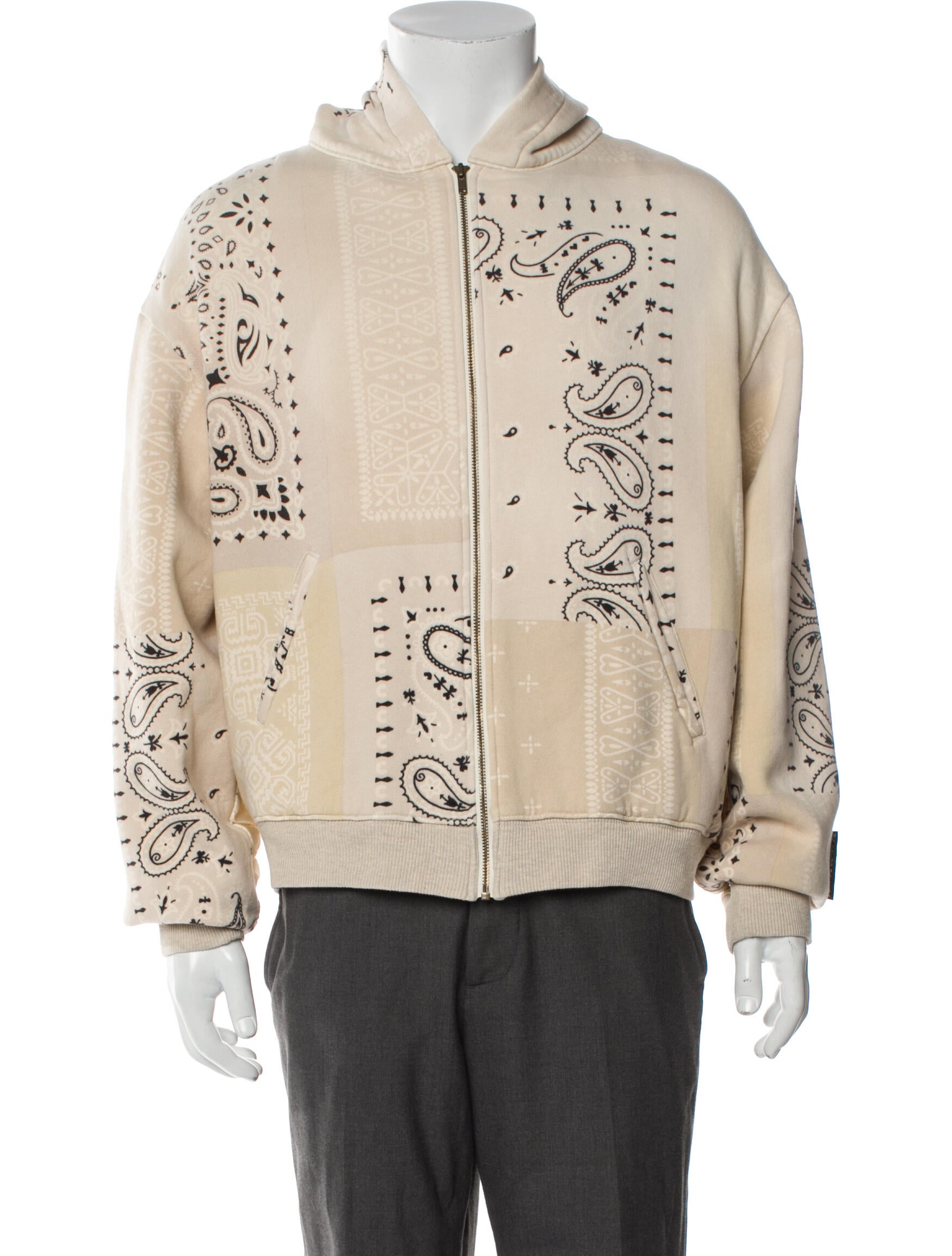 Kapital 2019 Half-Quilted Bandana Zip Up Jacket