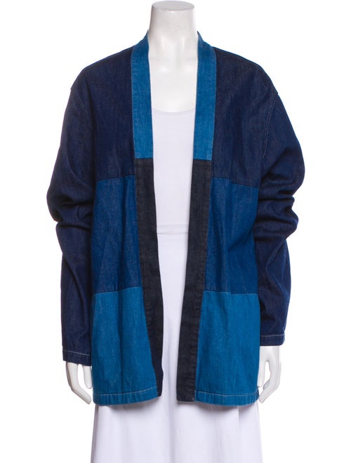 Kapital Denim Colorblock Pattern Denim Jacket