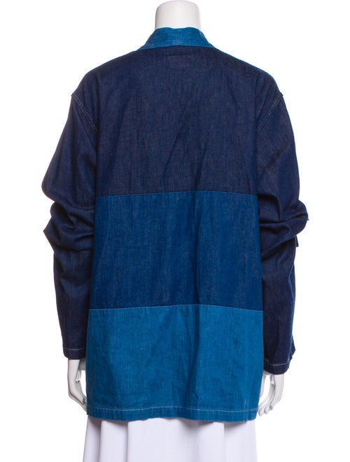 Kapital Denim Colorblock Pattern Denim Jacket