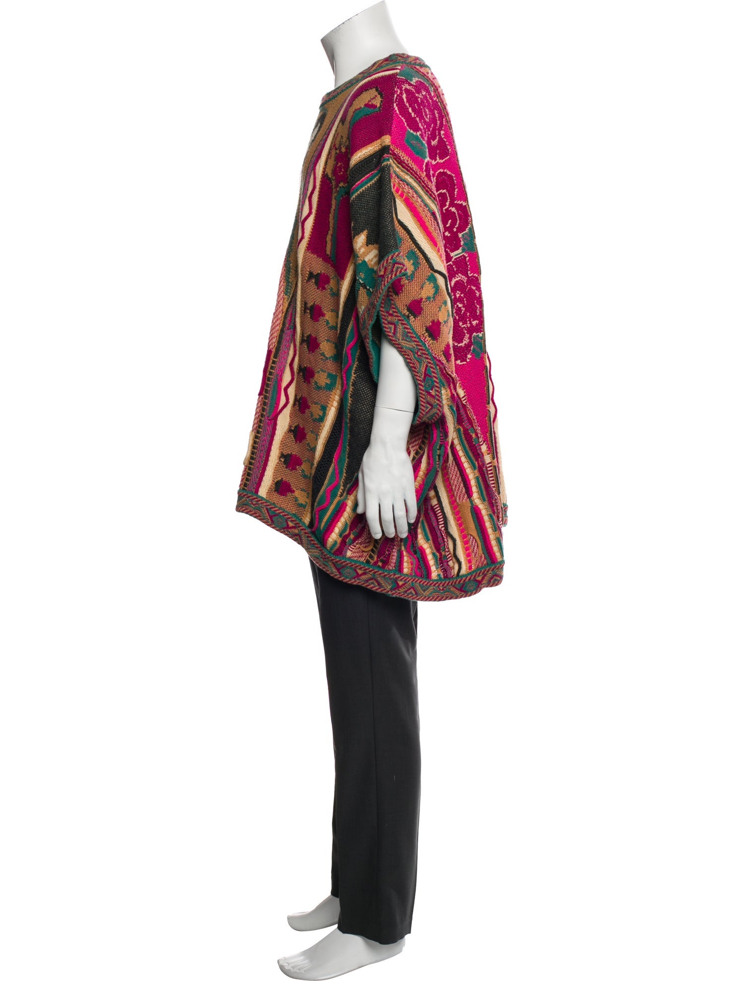 Kapital 7G Knit Virgin Mary Gaudy Printed Pullover