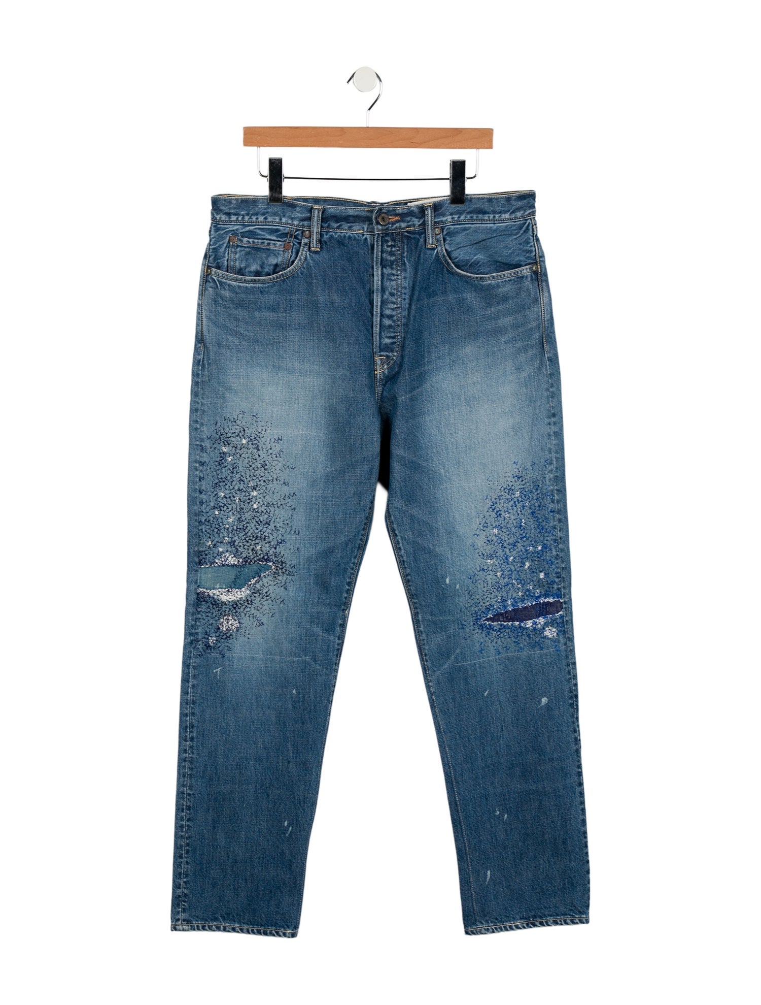 Kapital 14Oz Denim 5P 'Monkey' CISCO Skinny Jeans