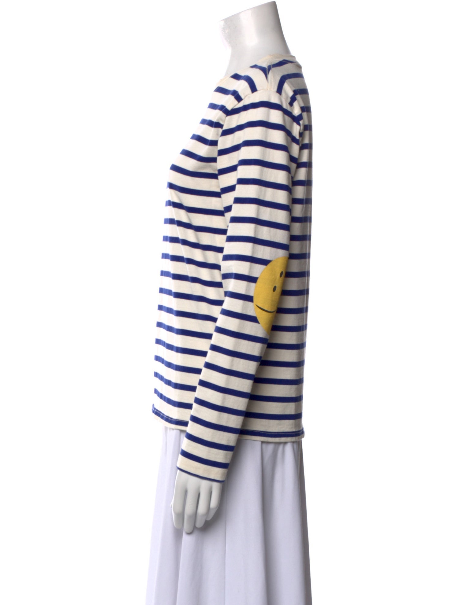 Kapital Striped Crew Neck Top