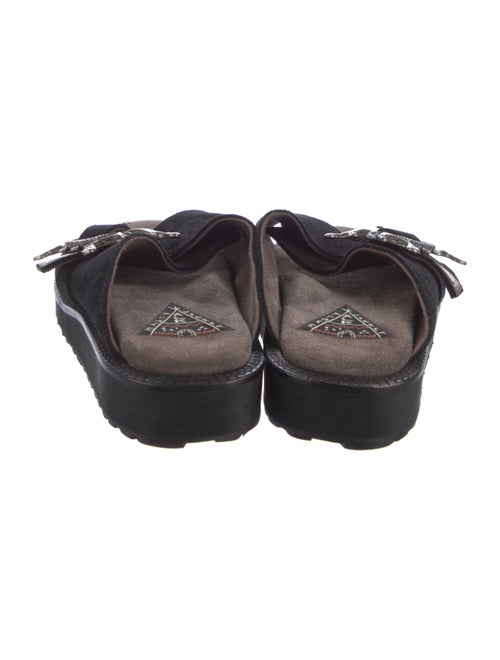 Kapital Atlas Buckle Suede Slides