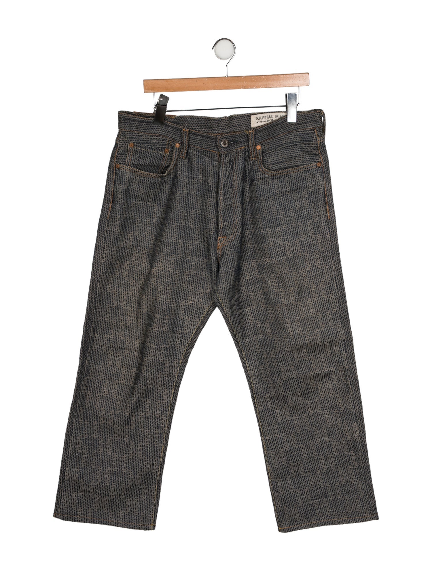 Kapital Century Denim 'Monkey Cisco' Straight-Leg Jeans