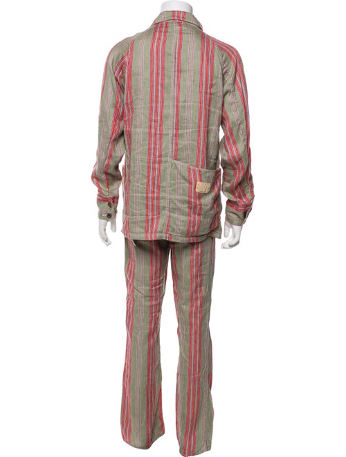 Kapital Linen Striped Two-Piece Suit