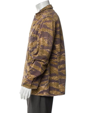 Kapital Reversible Chore Printed Utility Jacket