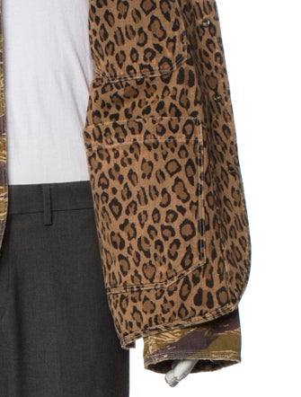 Kapital Reversible Chore Printed Utility Jacket