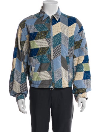 Kapital Yabane Patchwork Printed Denim Jacket