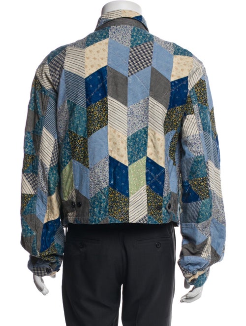 Kapital Yabane Patchwork Printed Denim Jacket