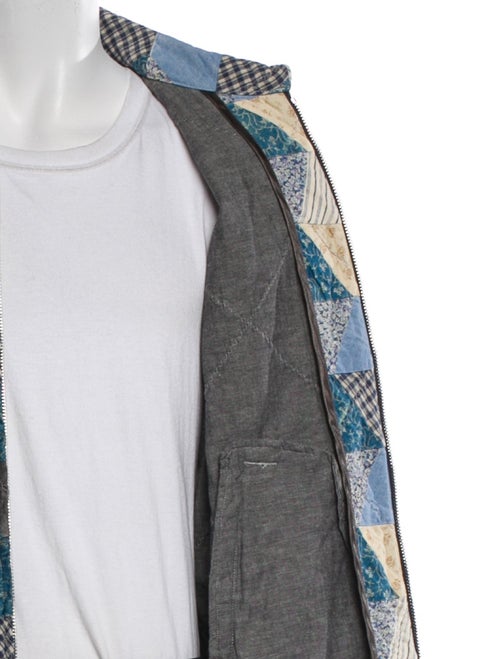 Kapital Yabane Patchwork Printed Denim Jacket