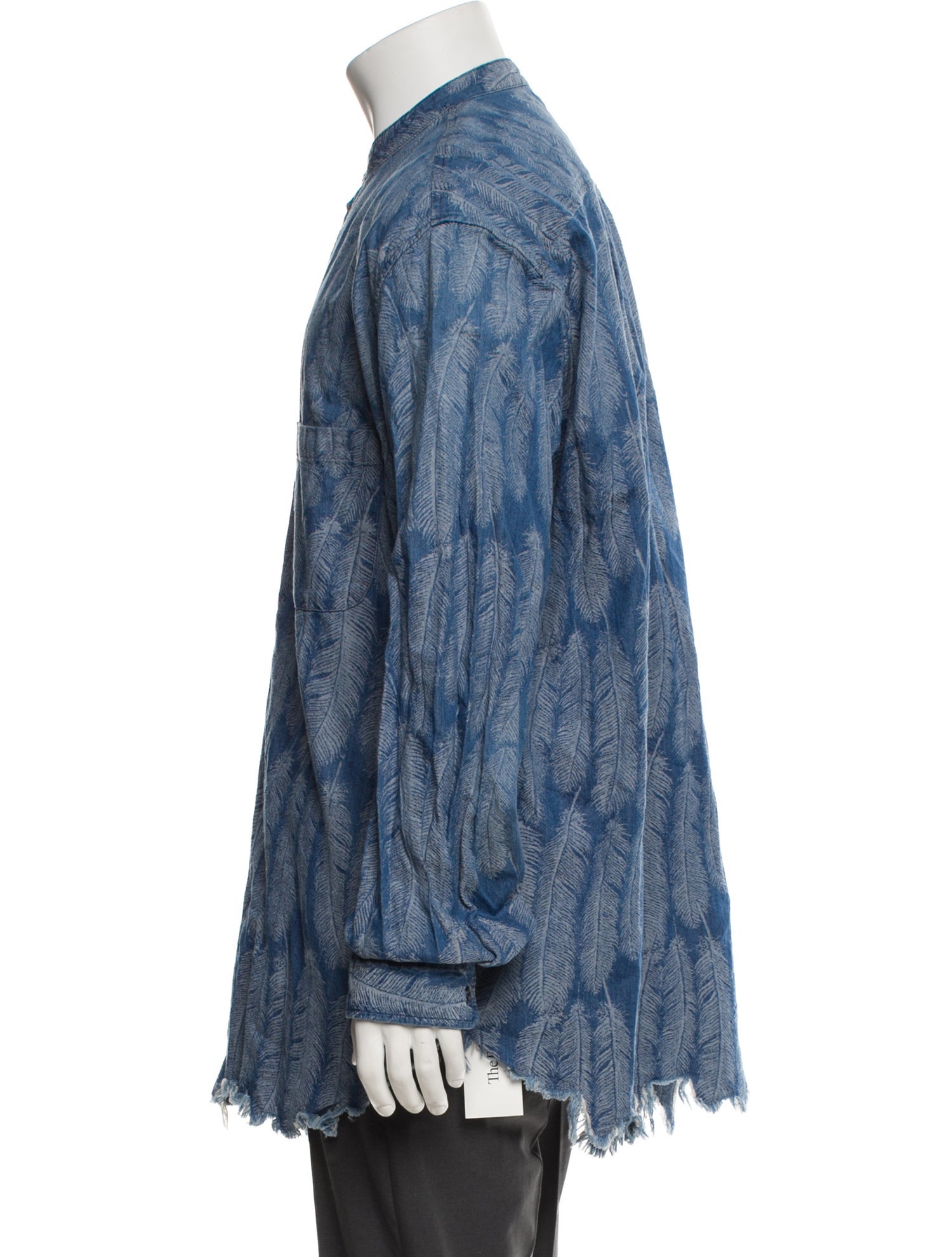 Kapital 5oz MAGPIE Denim Printed Denim Shirt