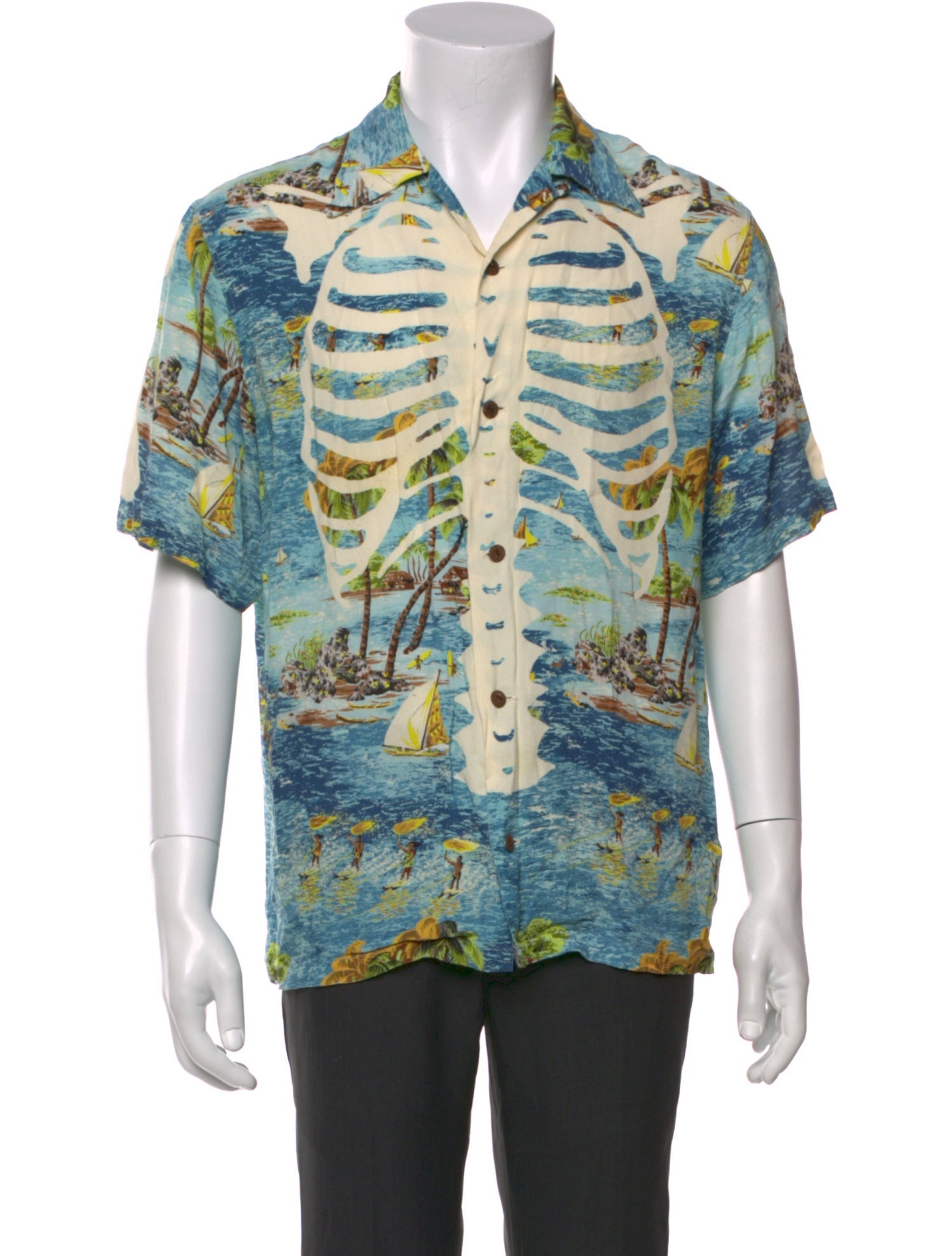 Kapital Printed Short Sleeve Shirt