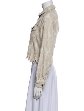 Kapital 12Oz Feather White Denim Denim Jacket