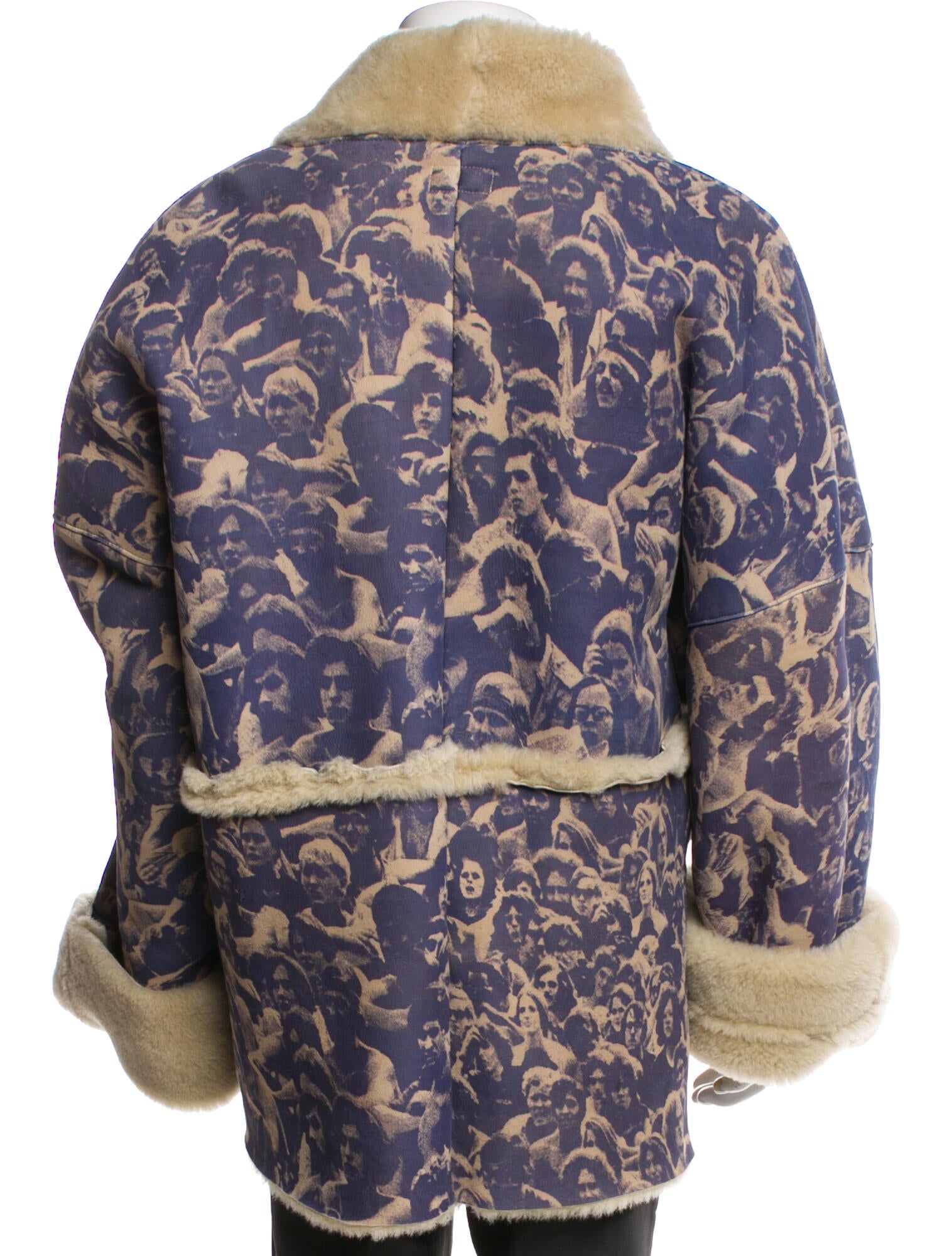 Kapital Printed Shearling Jacket