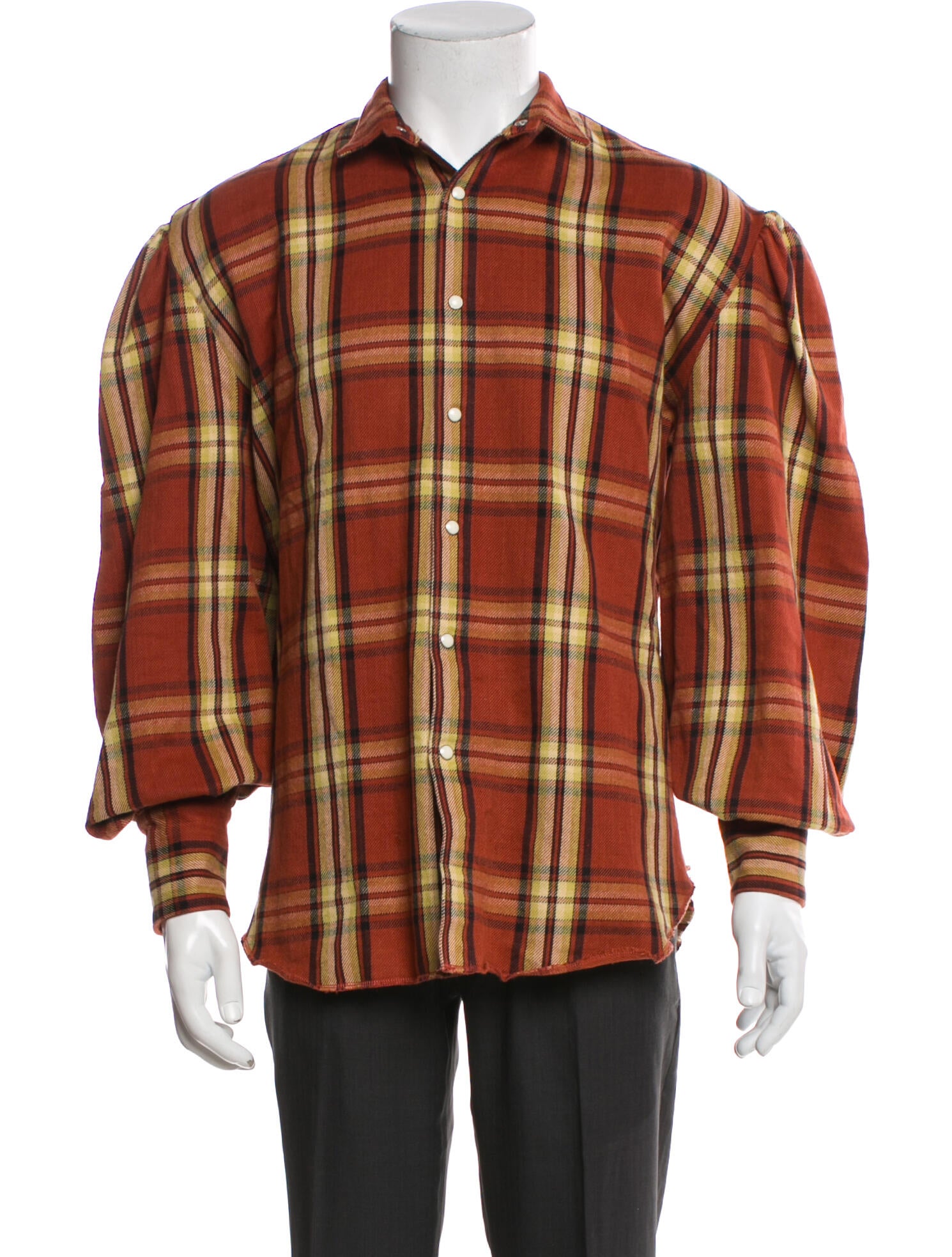 Kapital Plaid Print Bomber Jacket