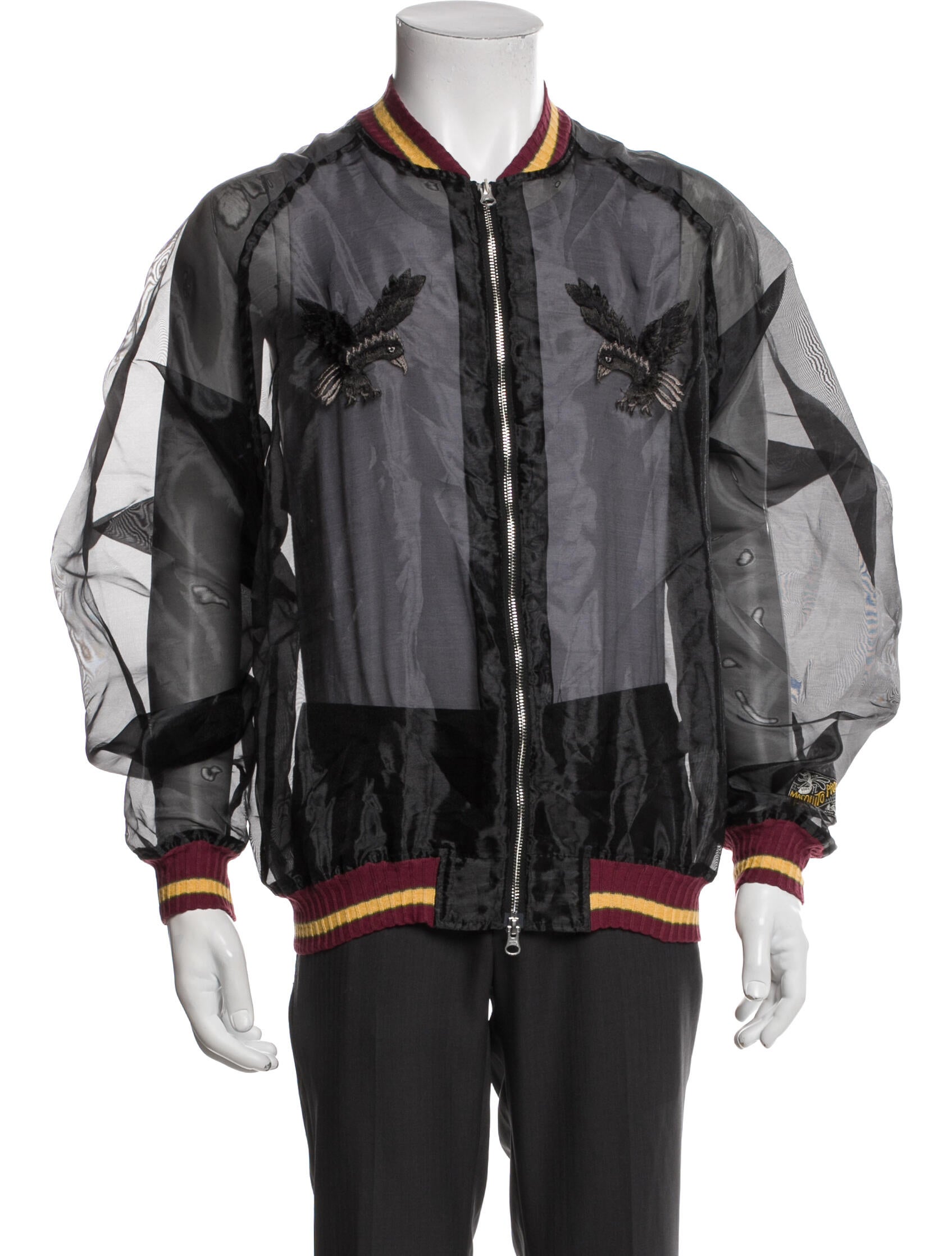 Kapital Souvenir Striped Bomber Jacket