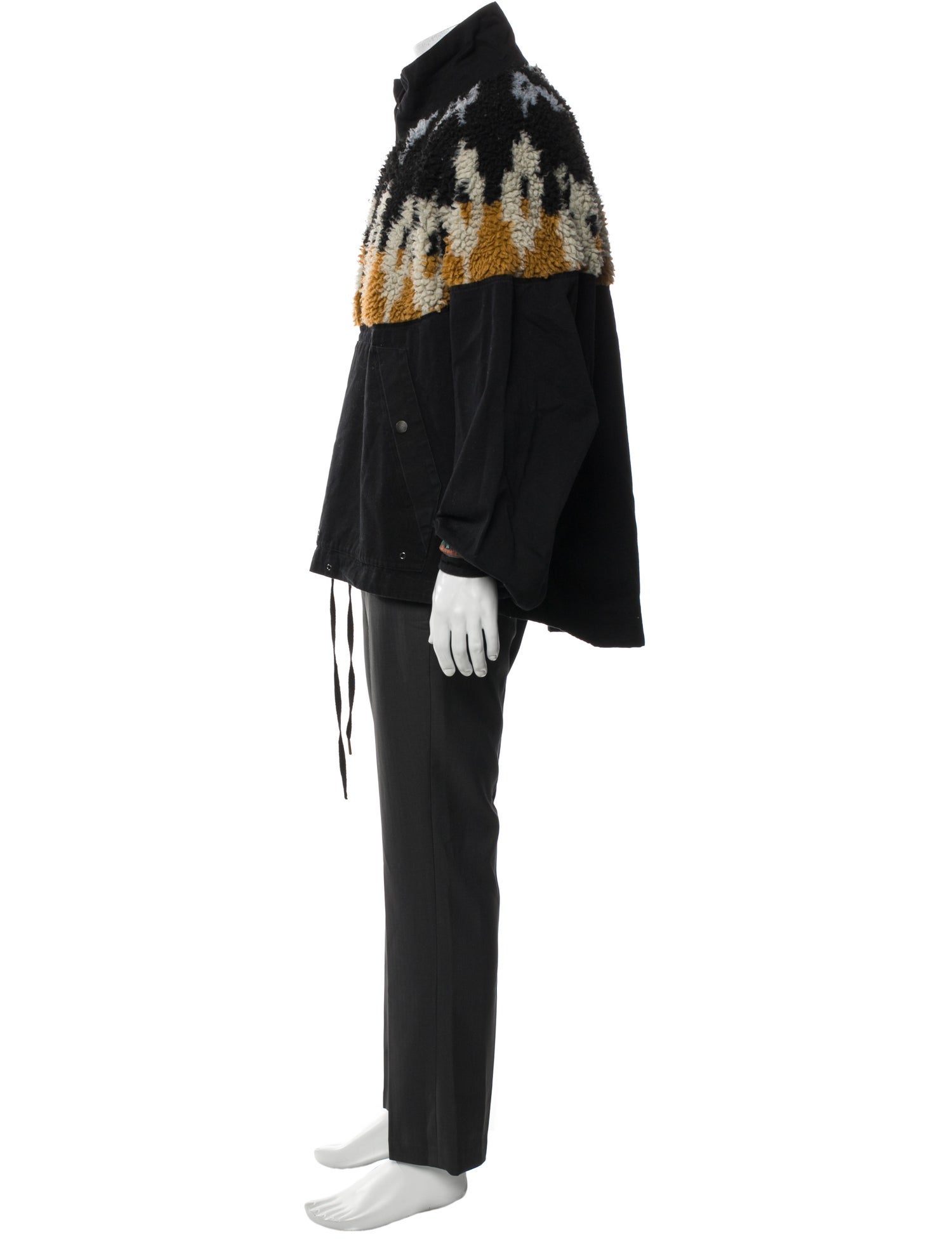 Kapital Chino Boa Nordic Fleece Anorak Graphic Print Windbreaker