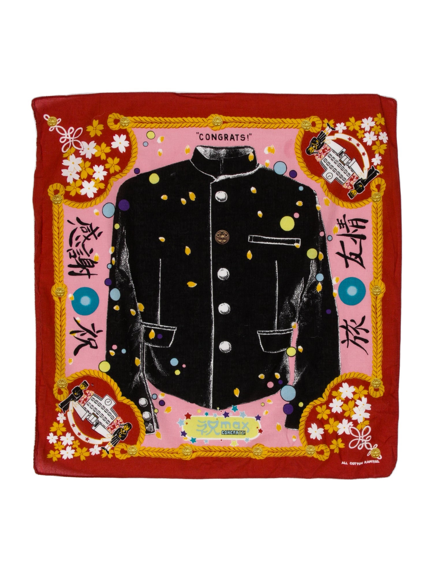 Kapital Printed Bandana Printed Scarf