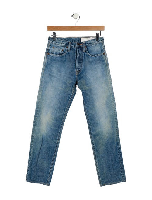 Kapital Mid-Rise Straight Leg Jeans
