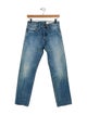 Kapital Mid-Rise Straight Leg Jeans
