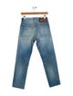 Kapital Mid-Rise Straight Leg Jeans