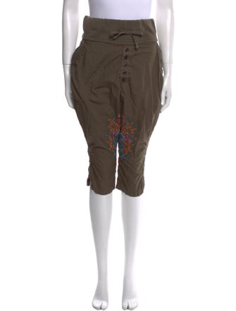 Kapital Graphic Print Straight Leg Pants