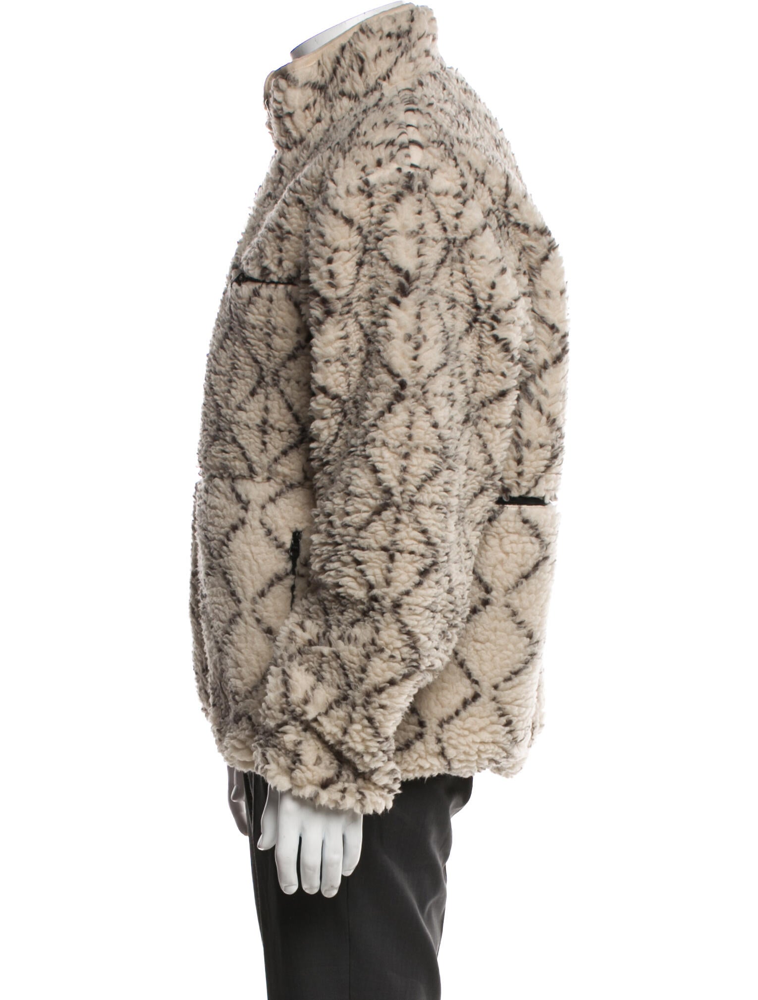 Kapital Sashiko Reversible Plaid Print Puffer Coat