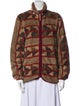 Kapital Pueblo Fleece Printed Faux Fur Jacket