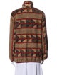 Kapital Pueblo Fleece Printed Faux Fur Jacket