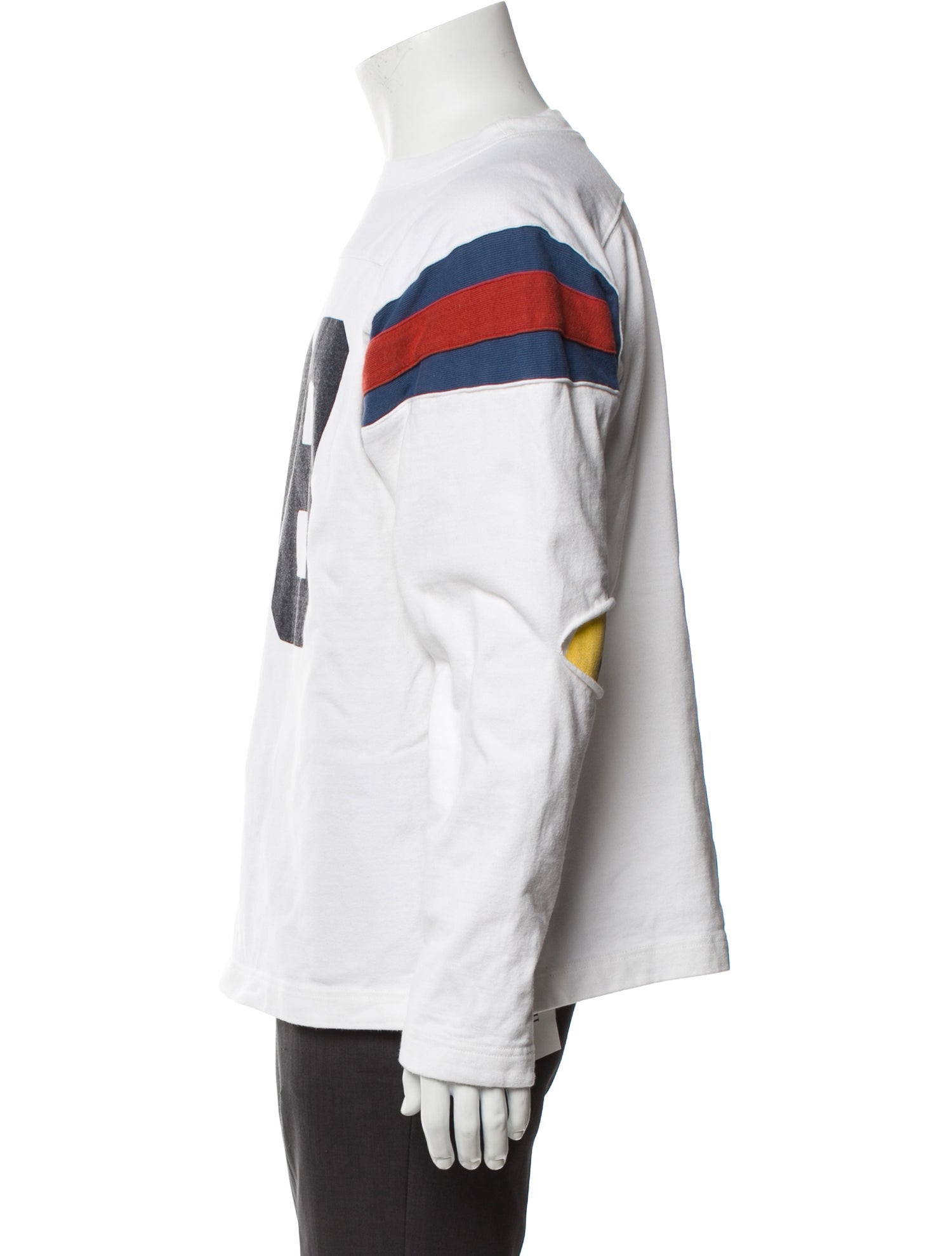 Kapital Graphic Print Crew Neck Henley