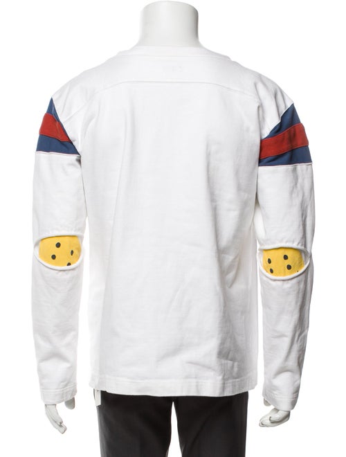 Kapital Graphic Print Crew Neck Henley