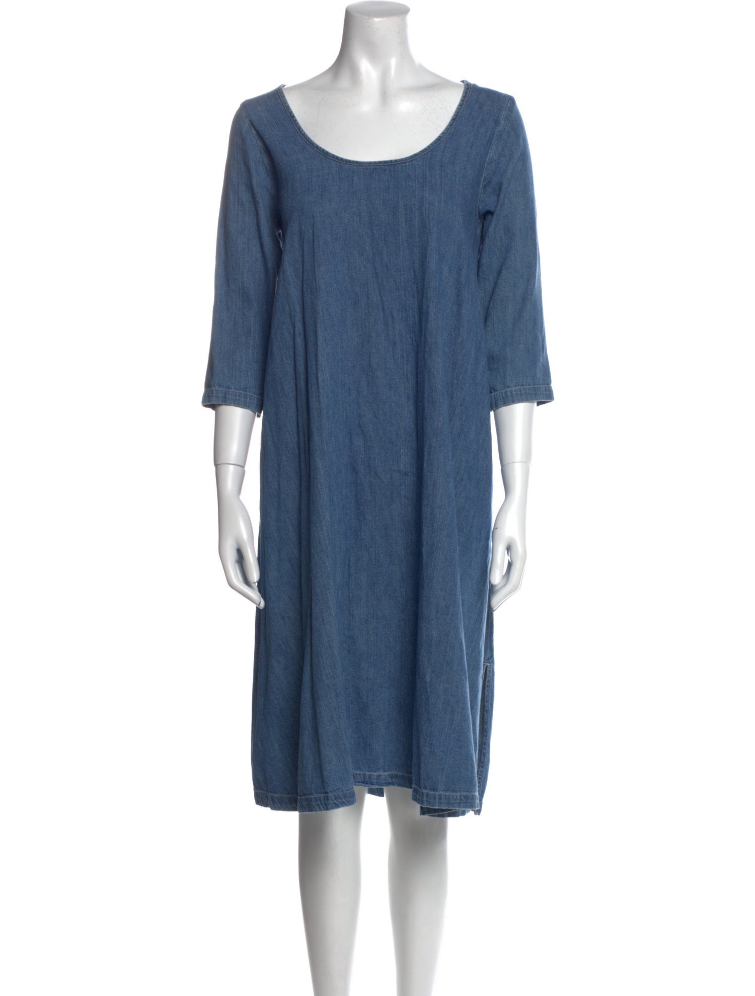 Kapital Scoop Neck Knee-Length Dress