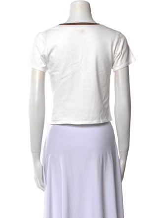 Kapital Monkey Amigo Graphic Print Crop Top