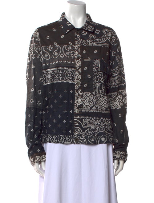Kapital Paisley Patchwork Printed Button-Up Top