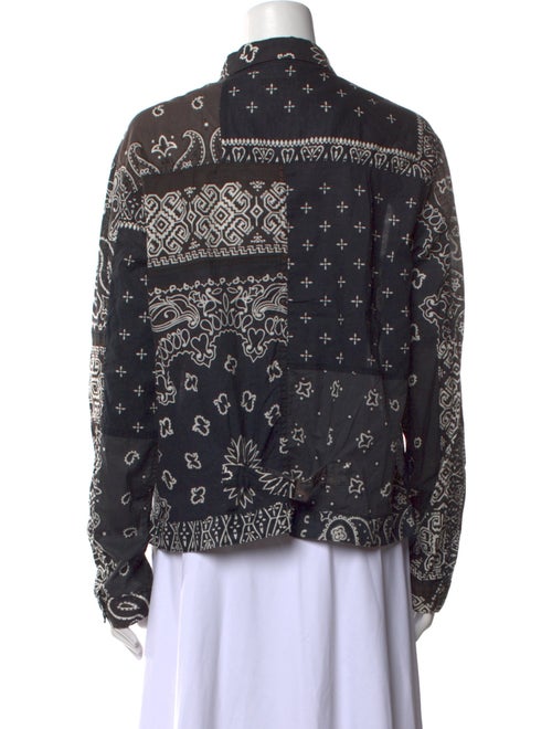 Kapital Paisley Patchwork Printed Button-Up Top