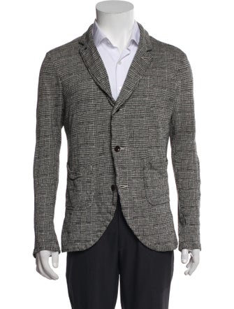Kapital Plaid Print V-Neck Cardigan