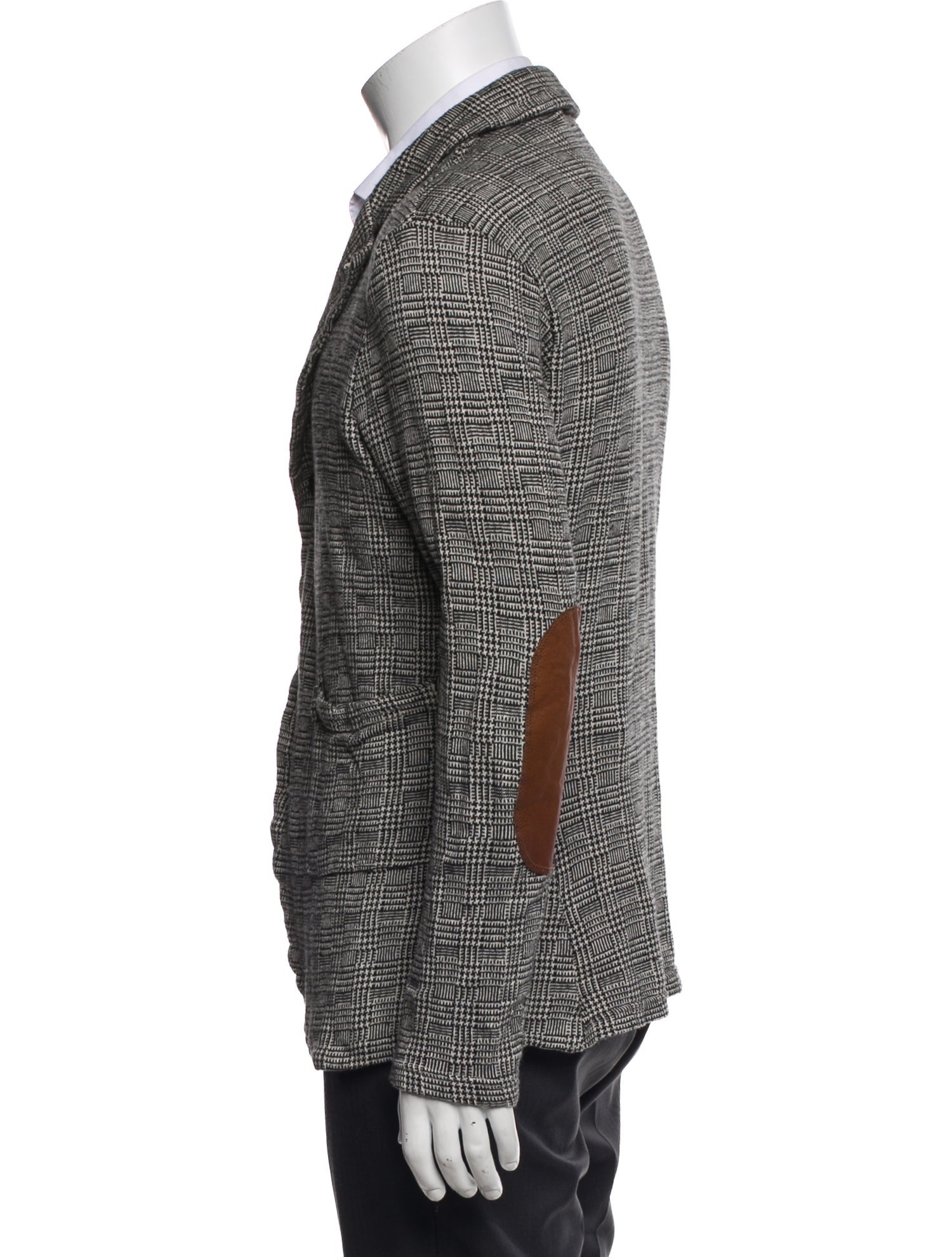 Kapital Plaid Print V-Neck Cardigan