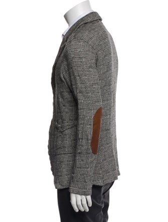 Kapital Plaid Print V-Neck Cardigan