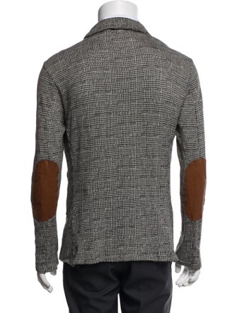 Kapital Plaid Print V-Neck Cardigan