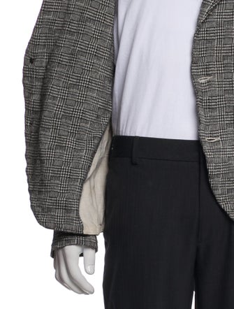 Kapital Plaid Print V-Neck Cardigan