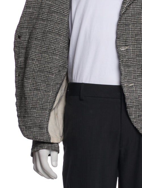 Kapital Plaid Print V-Neck Cardigan