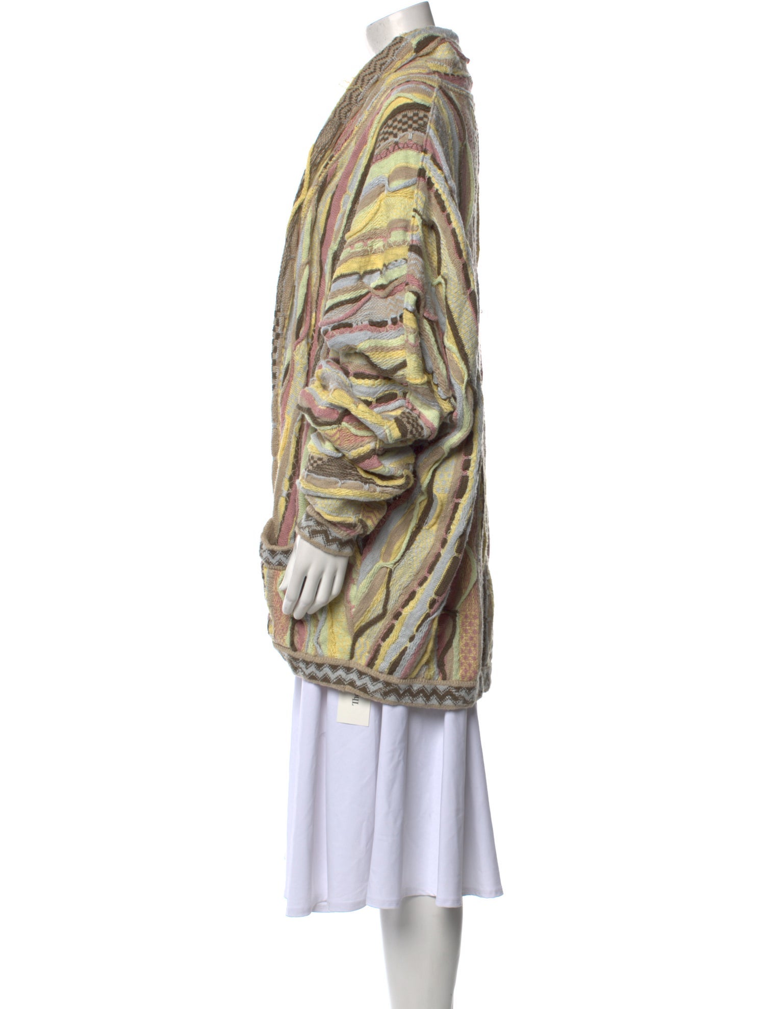 Kapital 7G Knit Gaudy Striped Sweater