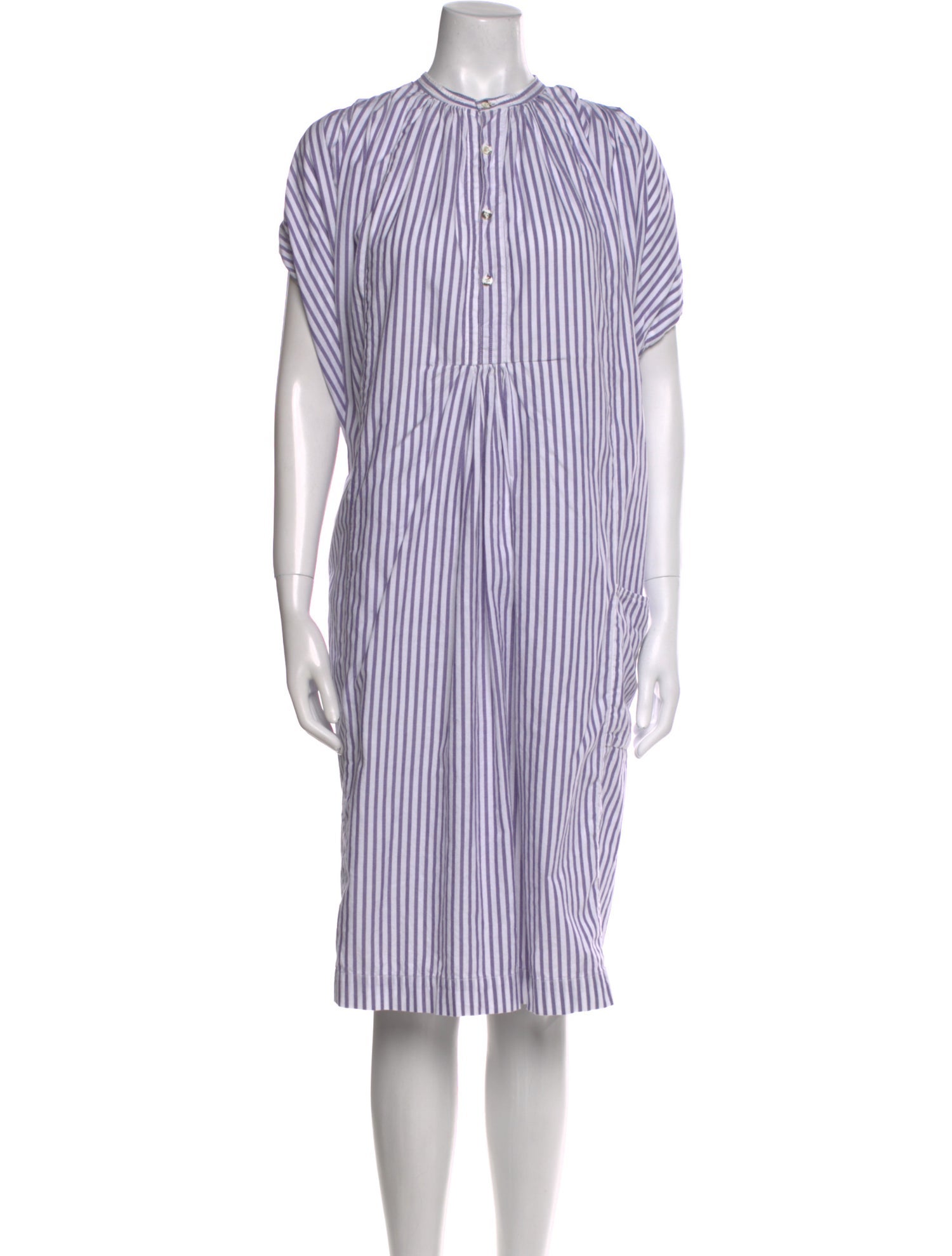 Kapital Striped Knee-Length Dress