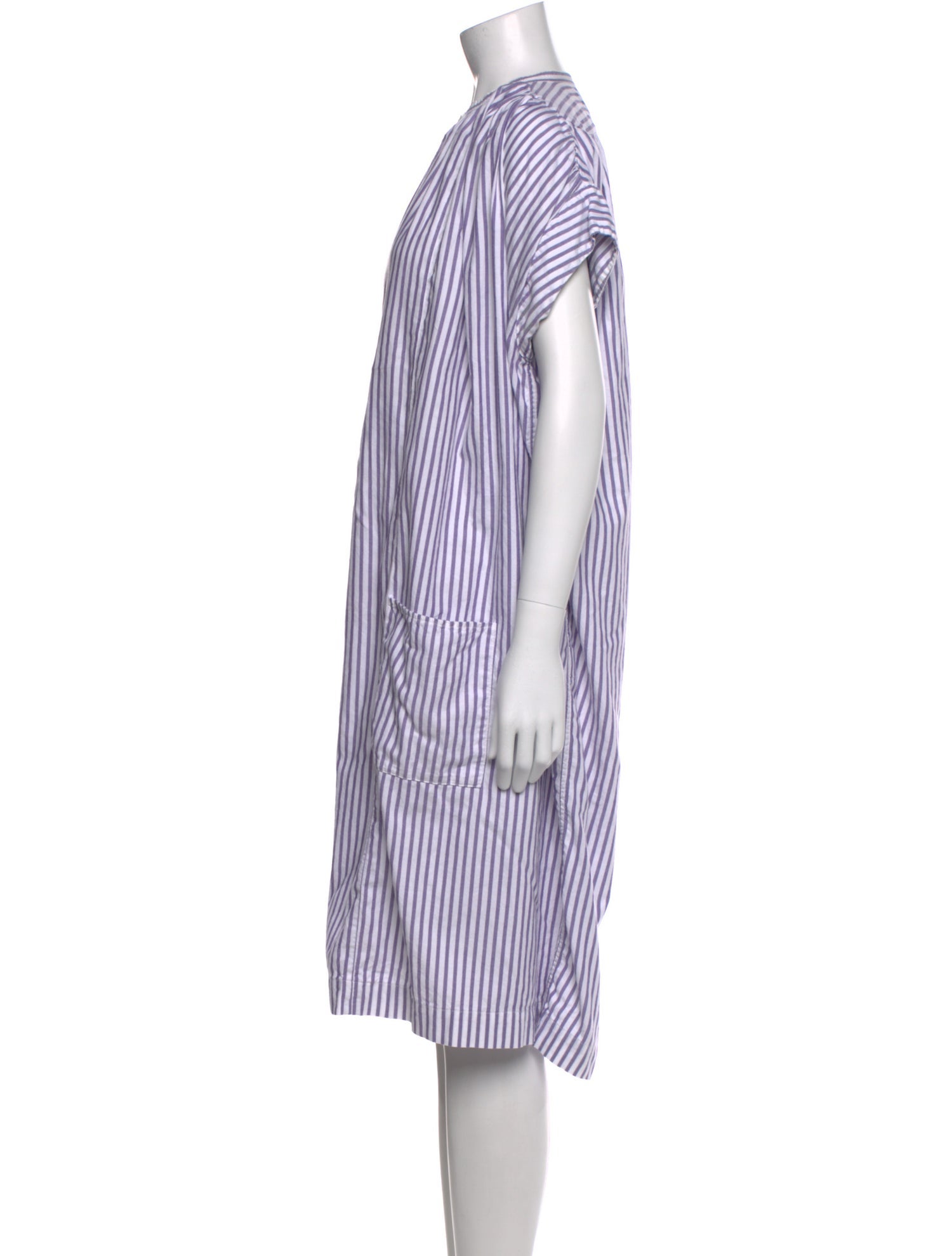 Kapital Striped Knee-Length Dress