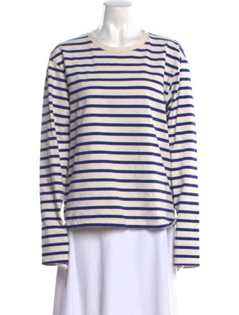 Kapital Smiley Striped T-Shirt