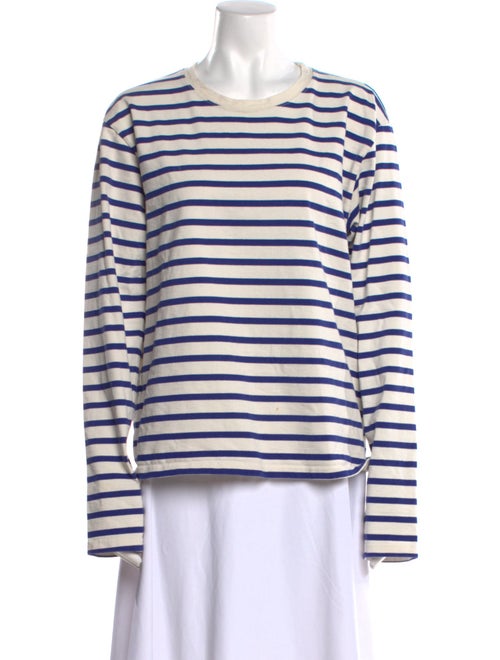 Kapital Smiley Striped T-Shirt