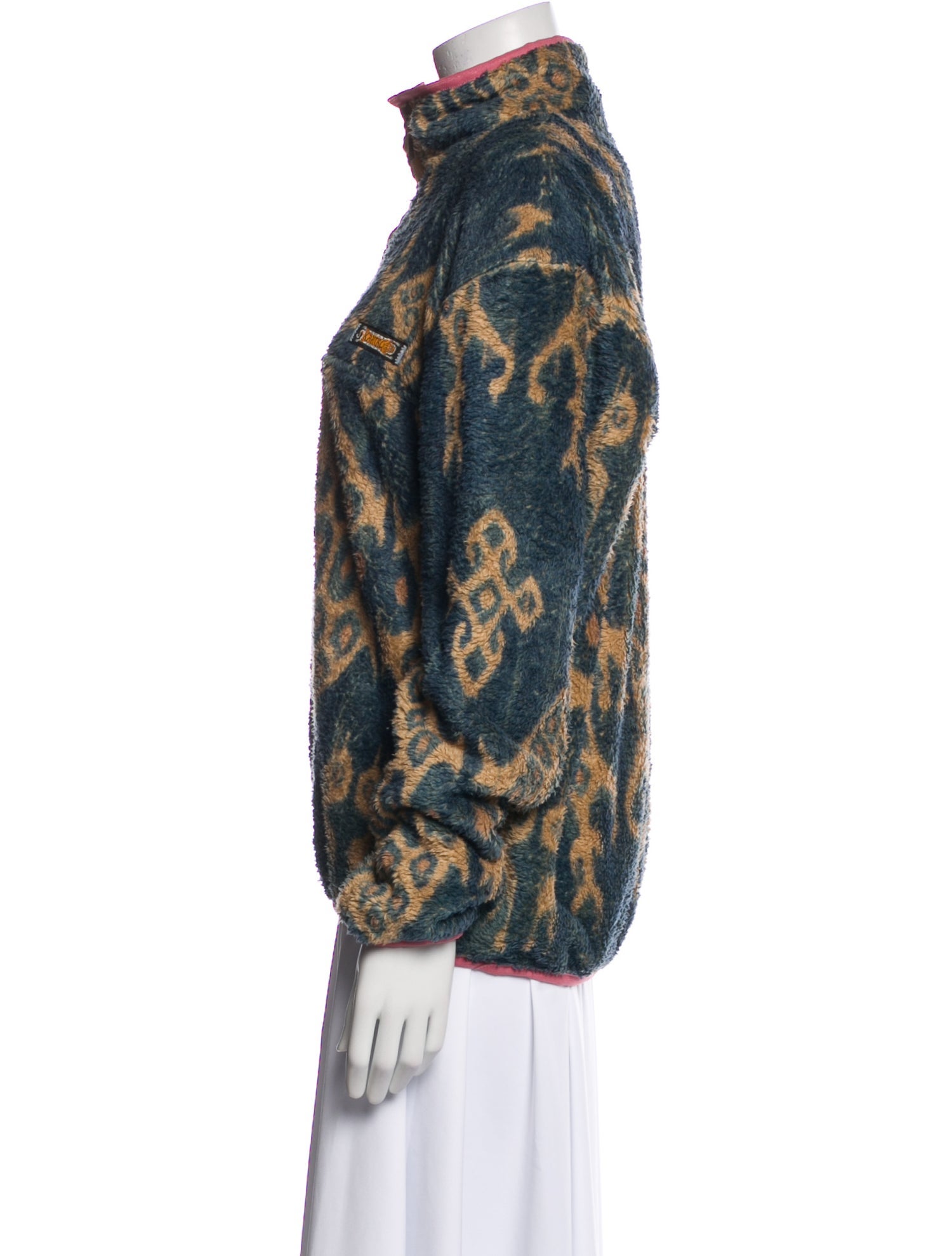Kapital Animal Print Faux Fur Jacket