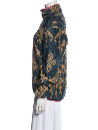 Kapital Animal Print Faux Fur Jacket