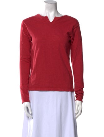 Kapital V-Neck Long Sleeve Sweatshirt