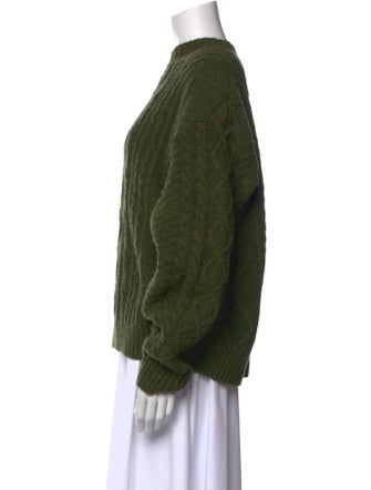 Kapital 5G Wool Cable Knit Elbow Wool Pullover